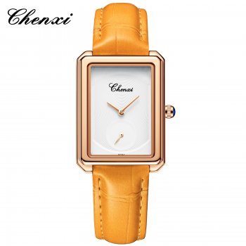 Square watch for women genuine leather belt women's watch thin waterproof watch fashion simple three-pin small square fashion qu