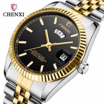 Luminous watches Chenxi men's watches wholesale business watches men's dual calendar quartz watches Luminous watches Chenxi men's watches wholesale business watches men's dual calendar quartz watches