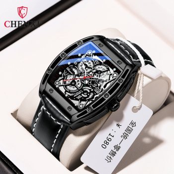 Chenxi new business cool calendar barrel men's watch luminous waterproof quartz watch