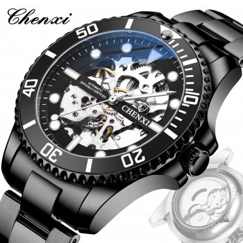Chenxi brand Submariner popular hollow automatic mechanical watch fashionable waterproof men's watch mechanical watch