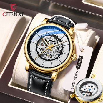 Chenxi popular watch men's mechanical automatic hollow mechanical watch men's luminous waterproof watch