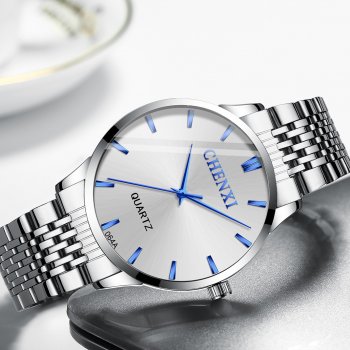 Chenxi men's simple business watch factory wholesale steel band luminous quartz watch