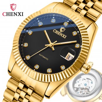 CHENXI brand steel band watch 8804A factory direct sales fashion trend business mechanical watch