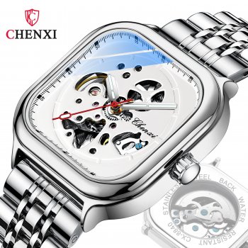 CHENXI new square hollow automatic mechanical watch men's mechanical watch
