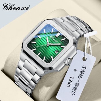 Chenxi watch men's watch quartz watch waterproof fashion men's watch business casual luminous waterproof Chenxi watch men's watch quartz watch waterproof fashion men's watch business casual luminous waterproof