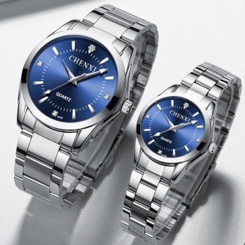 Chenxi hot sale couple watches wholesale waterproof quartz watches