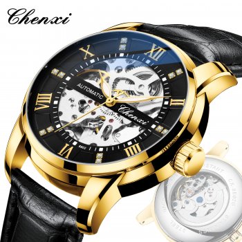 Chenxi men's hollow automatic mechanical watch belt manufacturer wholesale fashion business hot-selling waterproof mechanical wa