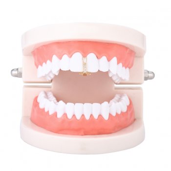 Hip-hop braces micro-inlaid zircon street rap rock trendy vertical stick single braces